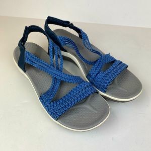 Sketchers Active Lifestyle Blue Strappy Sandals